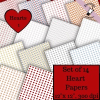 Hearts 1 Paper Pack