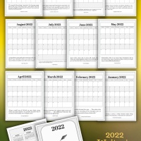 2022 Writer's Calendar