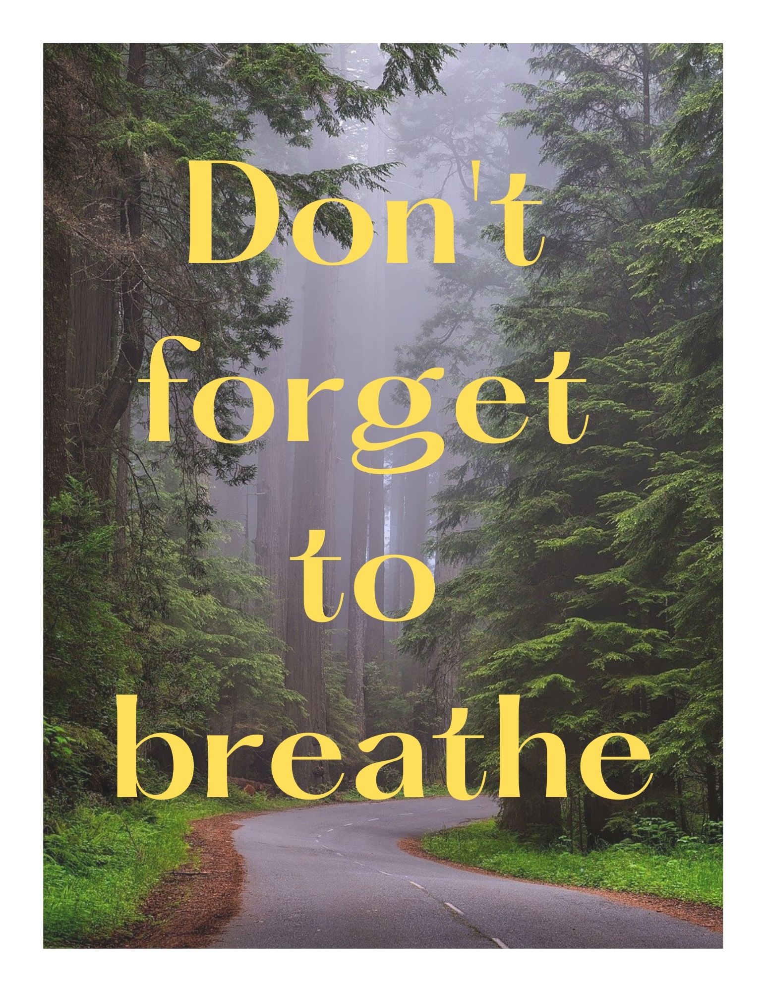 Breathe Motivational Poster $4.99 – Chelle's Precious Printables